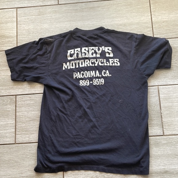 Very Rare Harley Davidson Vintage Live To Ride 3D emblem t-shirt see back size L - Picture 5 of 9